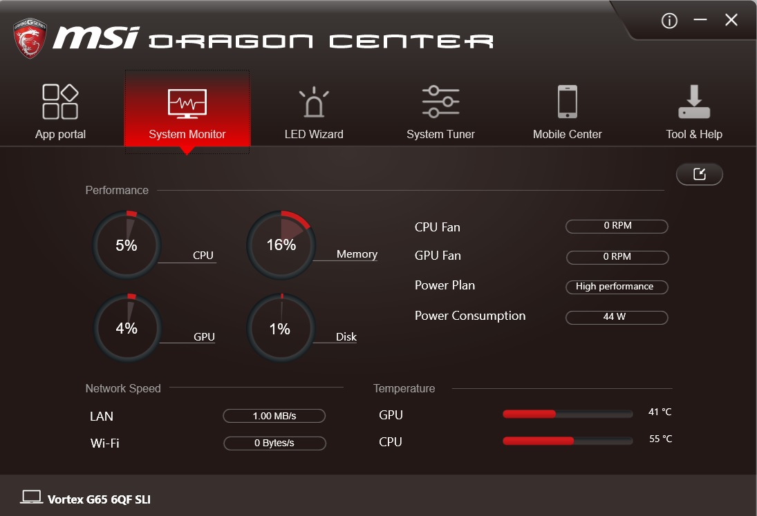 how to open msi dragon center